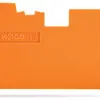 Placca intermediaria/fermatura WAGO TopJob-S 1mm 3L arancione per serie 2116 