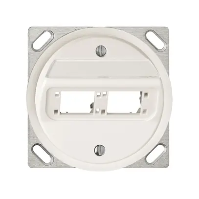 Kit de montage INC pour 2×RJ45 freenet blanc 