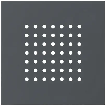 Placca frontale kallysto per suoneria antracite 