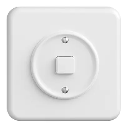 UP-Taster KNX STANDARDdue 1×mit LED RGB, mit Temperaturfühler, weiss 