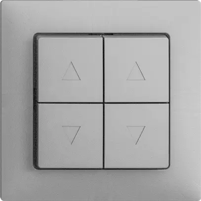 Interruttore per tapparella INC EDIZIOdue F silver 2 canali 