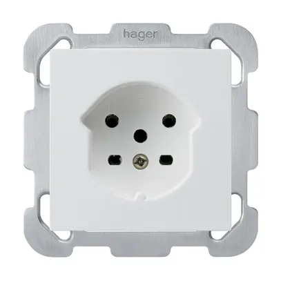 Presa INC HA kallysto tipo 15 con morsetti a innesto bianco 