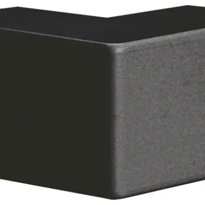 Angolo esterno Hager tehalit.LF 33×20mm nero IP30 