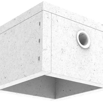 Boîtier INC Spotbox Feuerbox Quadro 150 EI30 150×150×105 mm 