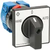 EB-Drehschalter K&N, 20A/690V 2/1L, Griff sz, 48×48mm, Ø22.5mm, "HAND-0-AUTO" 