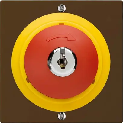 Contatto rota.c.chiave kallysto ARRESTO DI EMERGENZA marrone 