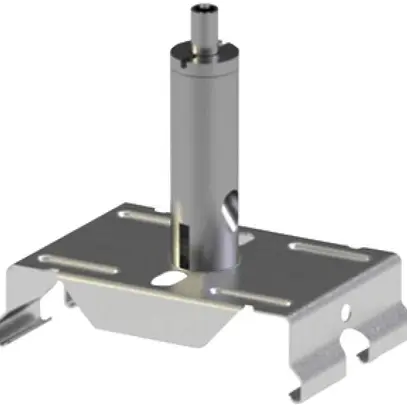 Halter DOTLUX 36×57×15mm, für Deckenmontage Seil, mit Seil 2m, für LINEAselect 