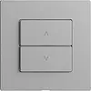 Stazione secondaria per interruttore tapparelle 1c/2t WLAN Edue Wiser silver 