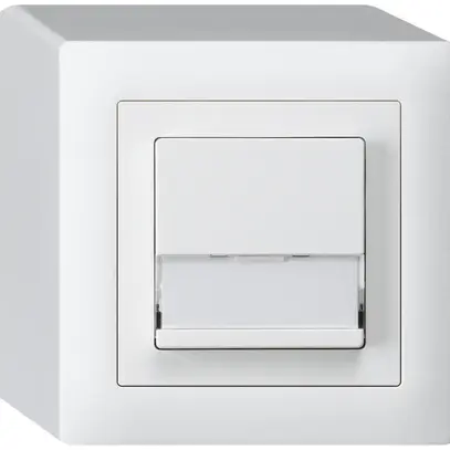 AP-Sonnerietaster kallysto weiss A/1L mit Namensschild 37×15mm 