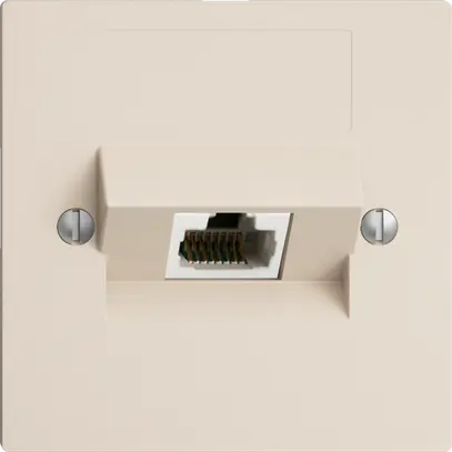 Inserto per presa di raccordo INC 1×RJ45/u 4P ITplus EDIZIOdue crema 