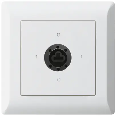 Interrupteur rotatif ENC kallysto.line 0/1L blanc pour serrure sûreté s.cylindre 