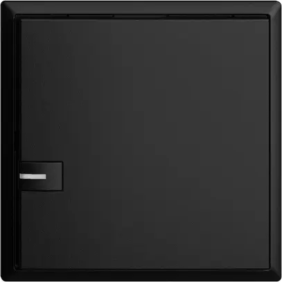 UP-Taster KNX 1-fach EDIZIOdue schwarz RGB mit LED 