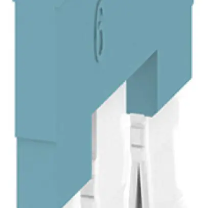 Connessione trasversale Weidmüller ZQV 6N/3 BL inserito 3L 8mm 41A bl 