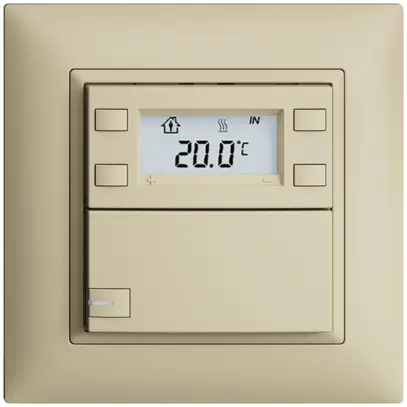 Pulsante RTH INC KNX 1×EDIZIOdue FMI vanille, con LED RGB 