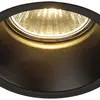 Downlight INS SLV HORN GU10, GU10 50W tonda IP20 nero opaco 