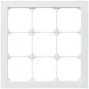 Telaio di copertura INC kallysto.pro 3×3 bianco 214×214mm 