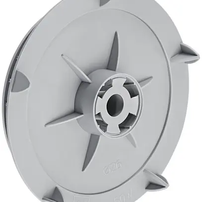 Coperchio p.scatola d'incastro HSB Lumina, p.LED & rilevatore, Ø26mm, s.alogeni 