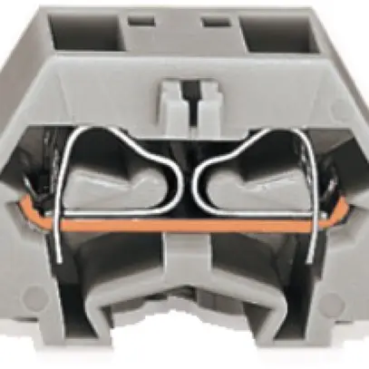 Borne WAGO 4L 2.5mm² gris 