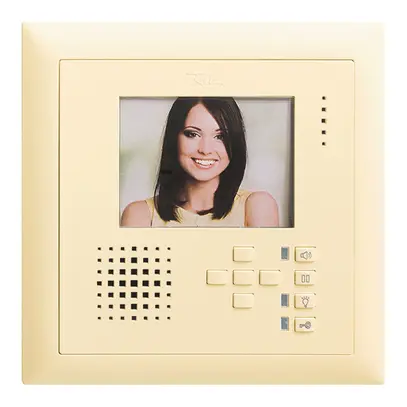 Poste mains-libres vidéo ENC EDIZIOdue FMI vanille 