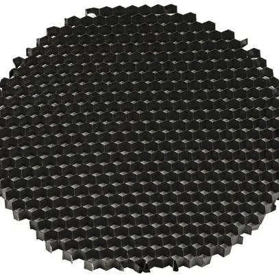 Écran en nid d'abeilles SLV pour lum. de sol LED INC DASAR 270 SYM, Ø130mm, noir 