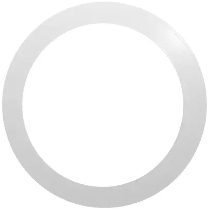Abdeckring DOTLUX CIRCLEugr Stahl Ø160×1mm weiss 