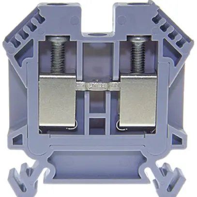 Morsetto di passaggio componibile Woertz 4…10mm² 57A 1000V vite 2×1 DIN 35mm gr 