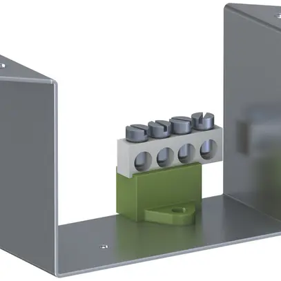 Support Bettermann, avec bornier PE, acier 