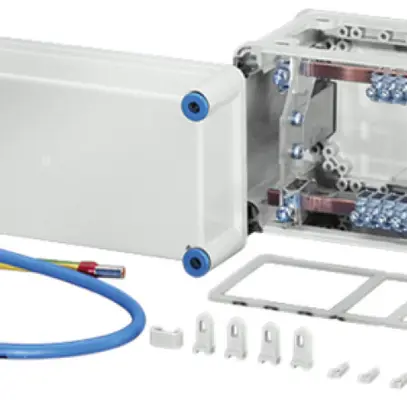 Scatola di derivazione AP PV Hensel per PE e N per 12×16mm² 1×35mm² 