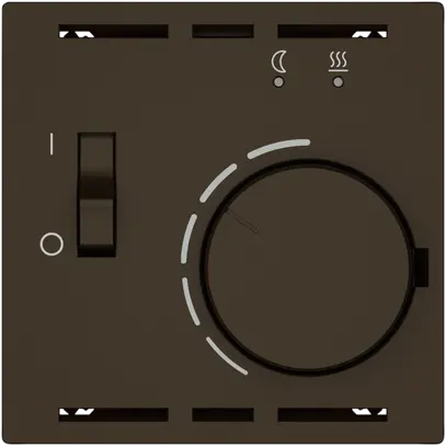 Thermostat d'ambiance EDIZIO.liv SNAPFIX® limit.temp.p.chauffage sol br 