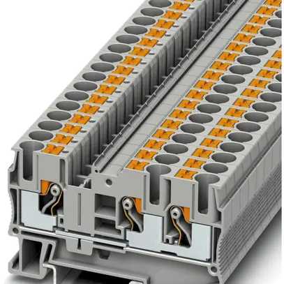 Morsetto pass.0.5…10mm² grigio con.Push-in PT 6-TWIN 