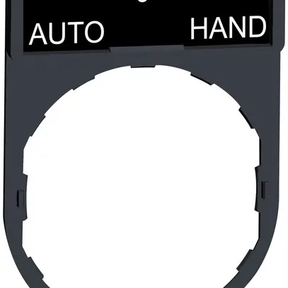 Plaquette Schneider Electric Einlegeschild Schneider Electric Auto-O-Hand 