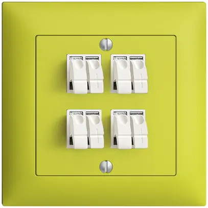 Prise ENC audio FMI 4×lemon borne à étrier pour 4 haut-parl. 