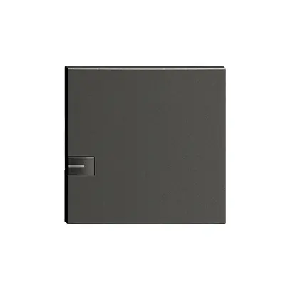 Tasto 1/1 KNX/elettronic.c.LED EDIZIOdue comando semplice nero 