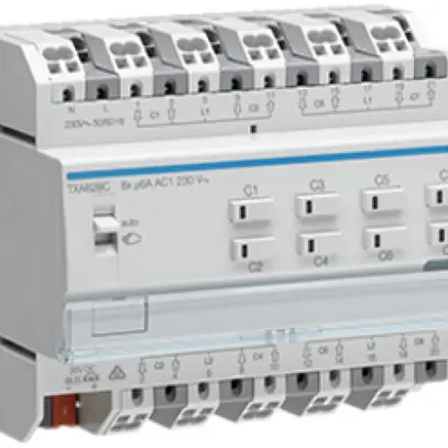 Atuattore di persiana KNX Hager 230V NE octuplo 