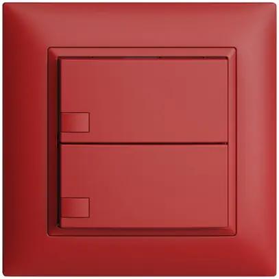 Pulsante INC KNX 2×EDIZIOdue berry RGB senza LED 