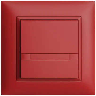 Pulsante INC KNX 1×EDIZIOdue colore berry RGB senza LED con inserto carta 