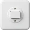 Interrupteur ENC basico 6/1L blanc 
