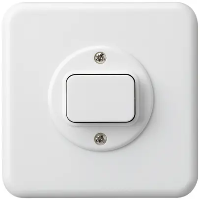 Interrupteur ENC basico 6/1L blanc 