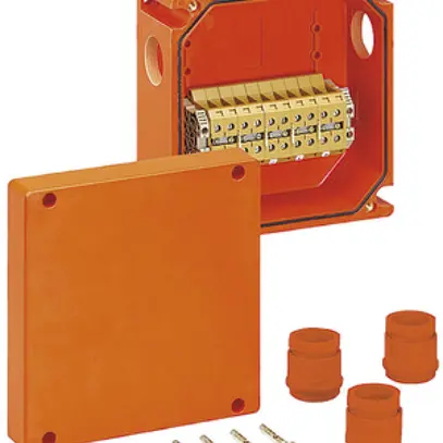 Boîte dérivation AP WKE 403 5×40…16² 200×200×110mm 