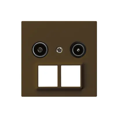 UP-Antennendose R/TV HMS kallysto A 23dB braun 