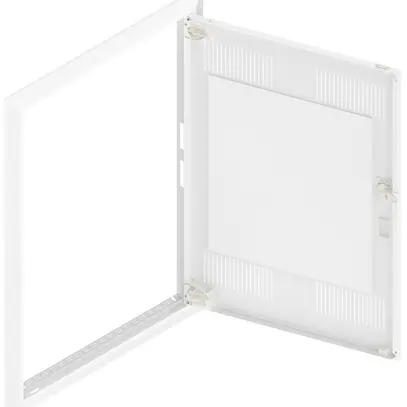 Porte media avec cadre SE Pragma Pragma blanc pour 2parts/5rangées 