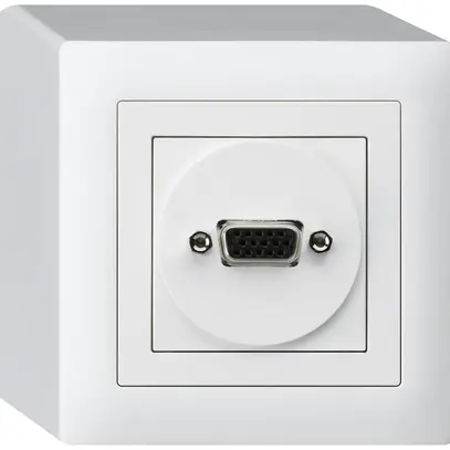 Presa di raccordo AP kallysto VGA bianco con raccordo a vite 
