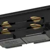 Raccord longitudinal SLV pour rail conducteur AP S-TRACK DALI 3p noir 