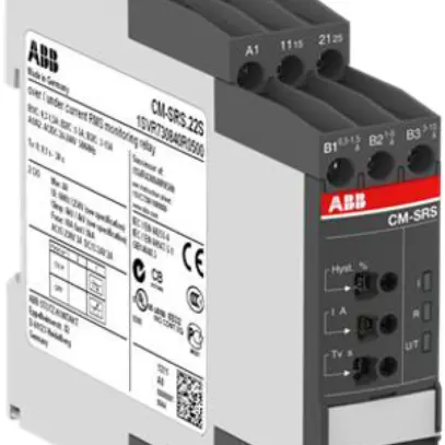 Relè controllo corrente ABB monofase 24…240VAC/DC 2C 