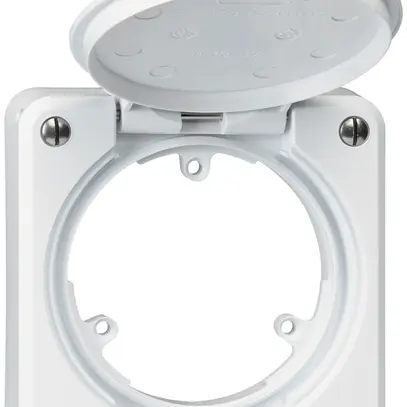 Partie supérieure robusto avec clapet blanc 3-points avec disque de réduc. 