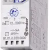 Relais temporisé AMD Finder 81.01, 1C 16A 12…230VAC/DC multifonction 