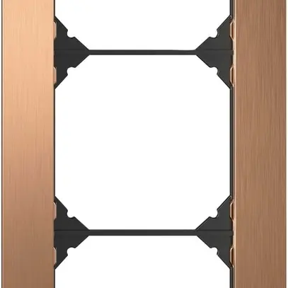 En-tête ENC EDIZIO.liv prestige SNAPFIX® 3×1 214×94mm laiton champagne 