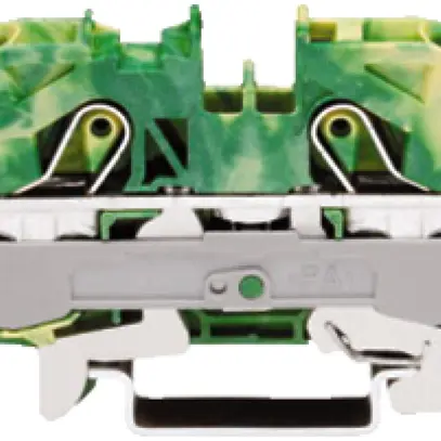 Morsetto di passaggio WAGO TOPJOB S 10mm² 2L verde/giallo ser.2010 