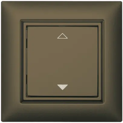 Poussoir RF AP ALADIN EnOcean EDIZIOdue, 1-fois, brun, V/Λ 