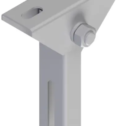 Placca di testa Lanz 200×44mm zincata 